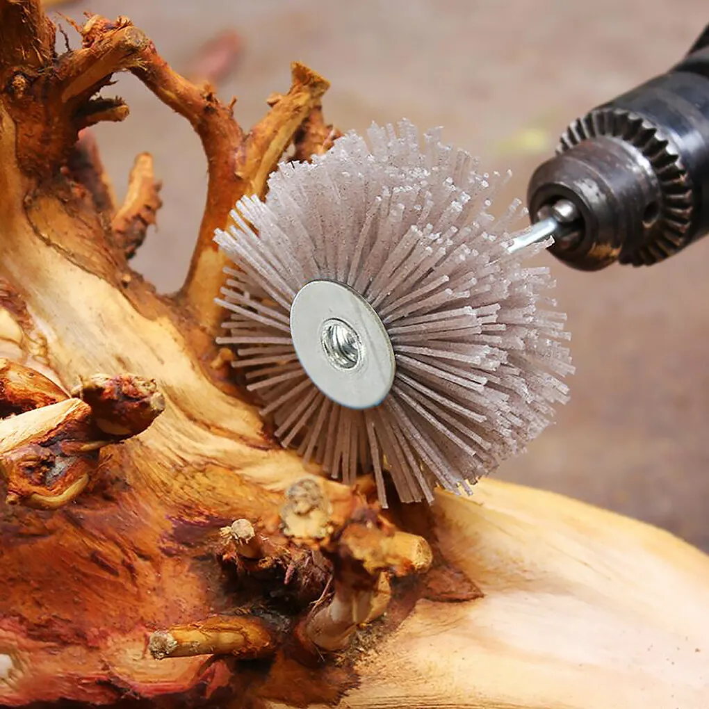 Nylon Wire Brush Abrasive Wheel Flower Head Design Woodworking Polishing Wire Grinding Wheel 120 Grit
Nylon Wire Brush Abrasive Wheel Flower Head Design Woodworking Polishing Wire Grinding Wheel 120 Grit