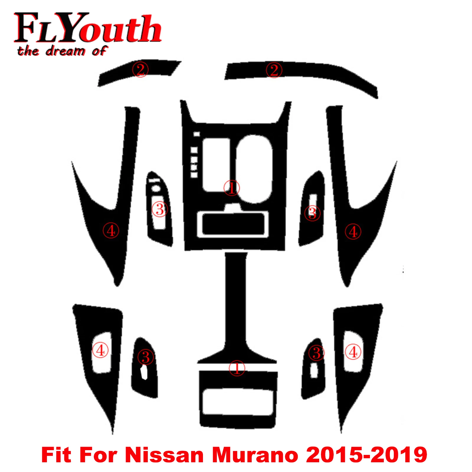 5D Carbon Fiber Sticker Car Gear Shift Panel Water Cup Holder Panel Frame Cover Trim Car Styling For Nissan Murano 2015-2019
5D Carbon Fiber Sticker Car Gear Shift Panel Water Cup Holder Panel Frame Cover Trim Car Styling For Nissan Murano 2015-2019