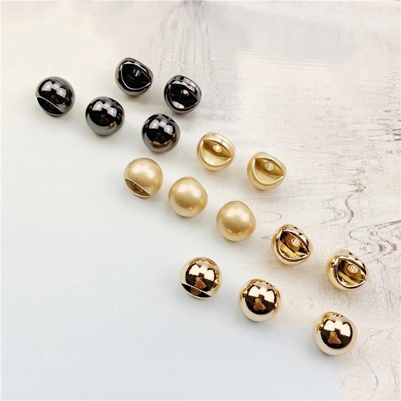 Metal Beads Round Button Sewing Shank Buttons for Garment Clothing Accessories Fit Scrapbooking DIY Decoration 30pcs
Metal Beads Round Button Sewing Shank Buttons for Garment Clothing Accessories Fit Scrapbooking DIY Decoration 30pcs