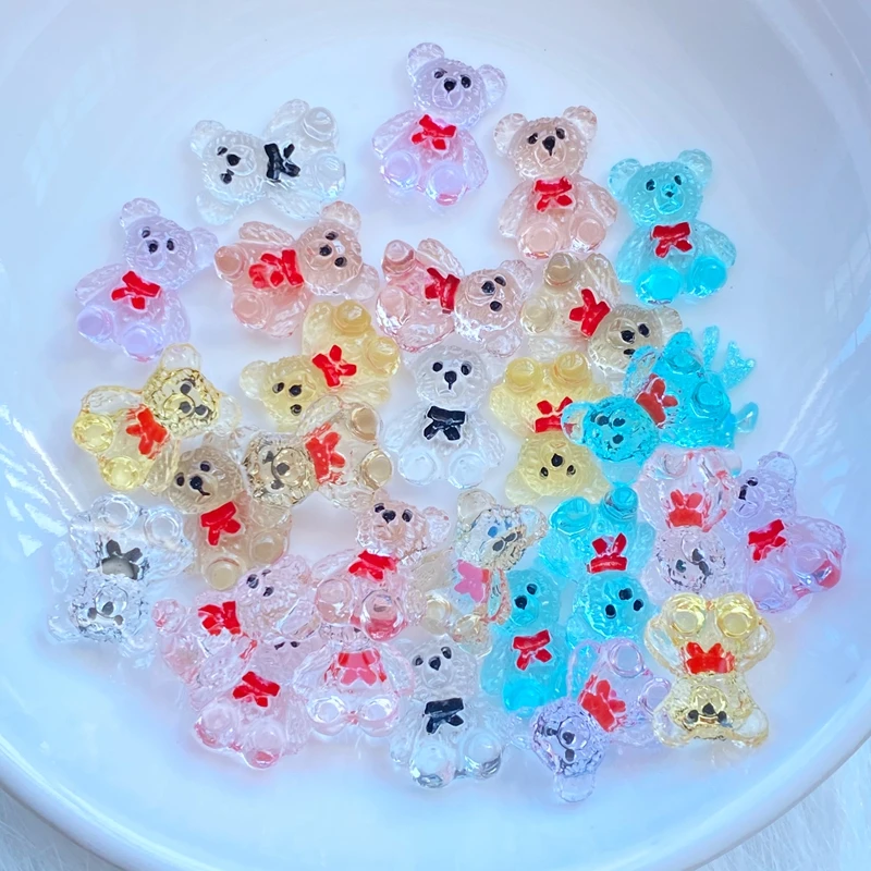 30Pcs Mixed Colors 3D Cute Bear Resin Stones Nail Art Crystal Bear Aurora Rhinestones Nail Jelly Ornaments For Manicure Tips
30Pcs Mixed Colors 3D Cute Bear Resin Stones Nail Art Crystal Bear Aurora Rhinestones Nail Jelly Ornaments For Manicure Tips