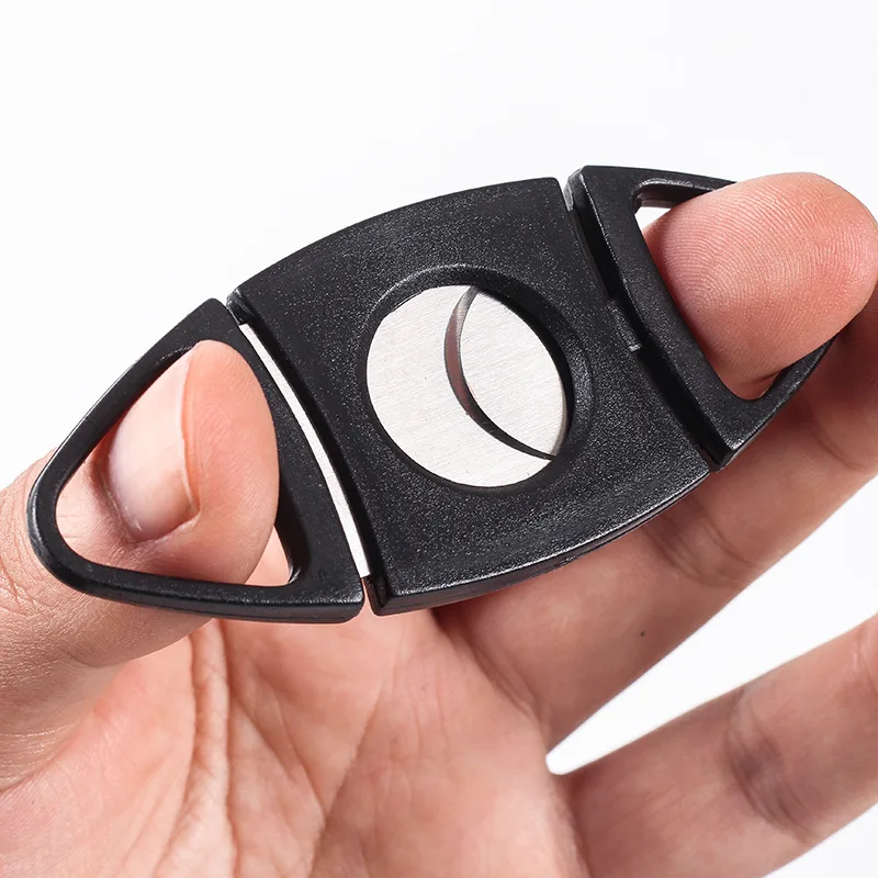 

Stainless Steel Cigar Cutter New Metal Classic Guillotine Scissors Gift Portable Smoking Accessories Gifts For Man cool gadgets