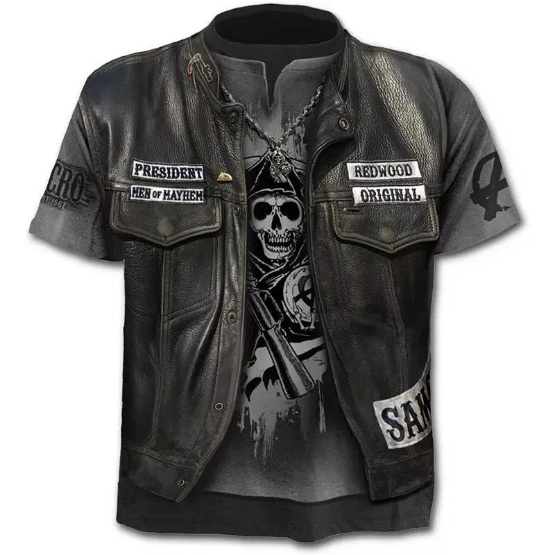 2022NEW Motorcycle T Shirt Punk T-shirt Knight Shirts 3d T Shirt Men Casual Vintage Hip Hop Summer Tee Top Homme Clothes
2022NEW Motorcycle T Shirt Punk T-shirt Knight Shirts 3d T Shirt Men Casual Vintage Hip Hop Summer Tee Top Homme Clothes