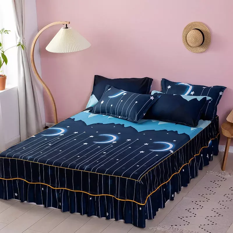 1PC Printed Soft Bed Sheet Skirt Wedding Bedspread Full Queen King Size Bed Sheet Mattress Cover Bedsheets Dropshipping
1PC Printed Soft Bed Sheet Skirt Wedding Bedspread Full Queen King Size Bed Sheet Mattress Cover Bedsheets Dropshipping