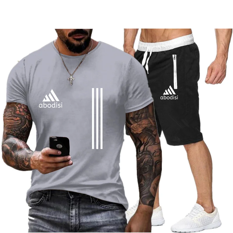 2022 Brand New Design Summer Mens Sportswear Sets Short Sleeve T-shirt And Shorts Men Casual Sportswear S-XXL Two Pieces
2022 Brand New Design Summer Mens Sportswear Sets Short Sleeve T-shirt And Shorts Men Casual Sportswear S-XXL Two Pieces