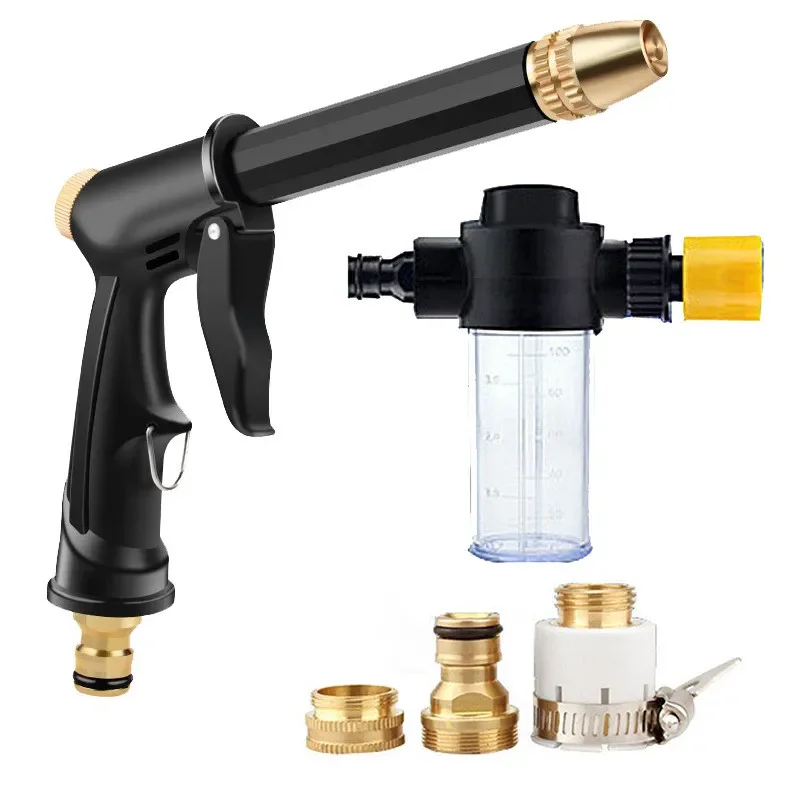 High Pressure Water Gun Car Wash Gun Garden Watering Guns Garden Hose Washing Nozzle Sprayer Washer Pipe Foam Tool Sprinkler
High Pressure Water Gun Car Wash Gun Garden Watering Guns Garden Hose Washing Nozzle Sprayer Washer Pipe Foam Tool Sprinkler