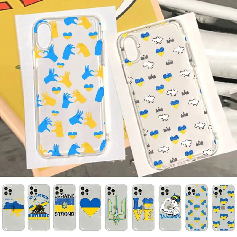 FHNBLJ Ukraine Flag Pattern Phone Case For iPhone 14 13 12 11 Pro Max Mini X Xs XR 6 7 8 Plus SE 2020 Transparent Case
FHNBLJ Ukraine Flag Pattern Phone Case For iPhone 14 13 12 11 Pro Max Mini X Xs XR 6 7 8 Plus SE 2020 Transparent Case
