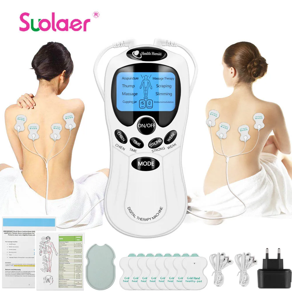 8 Modes Tens Unit EMS Muscle Electrostimulator Neck Back Foot Hand Leg Body Massager Low Frequency Pulse Relaxing Pain Relief
8 Modes Tens Unit EMS Muscle Electrostimulator Neck Back Foot Hand Leg Body Massager Low Frequency Pulse Relaxing Pain Relief