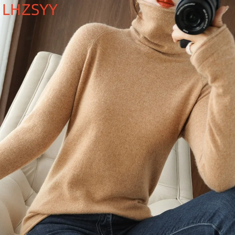 LHZSYY Cashmere Elegant Turtle Neck Women Sweater Soft Knitted Basic Pullovers Turtleneck Loose Warm Female Wool Knitwear Jumper
LHZSYY Cashmere Elegant Turtle Neck Women Sweater Soft Knitted Basic Pullovers Turtleneck Loose Warm Female Wool Knitwear Jumper