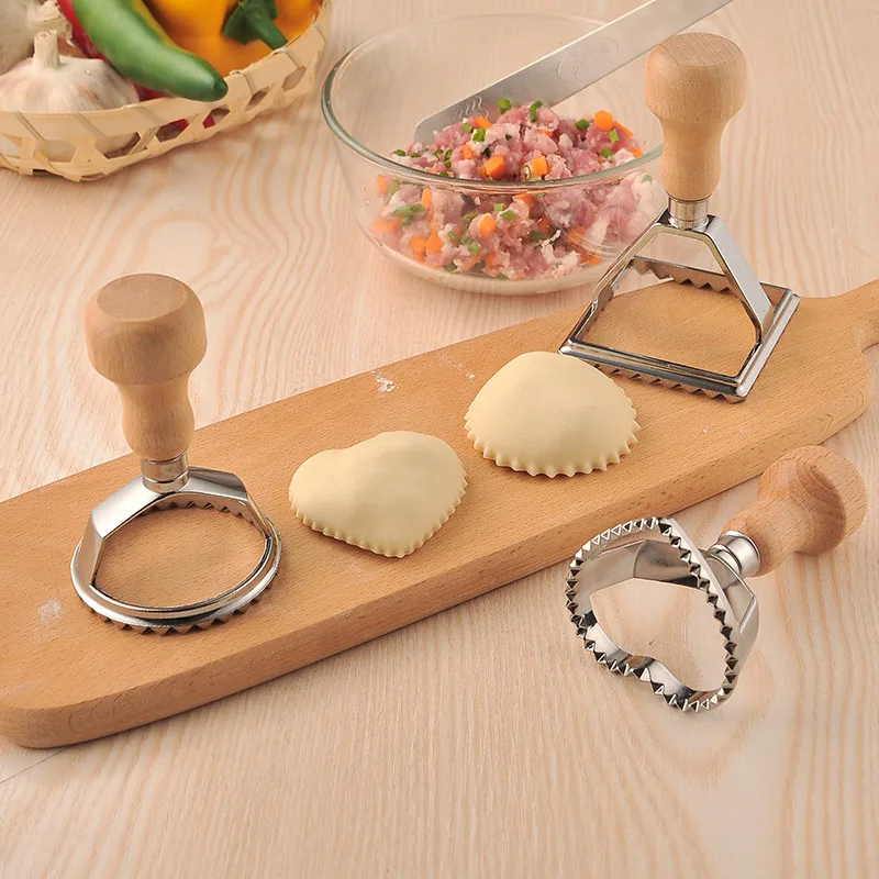 Stainless Steel Dumpling Maker Dumpling Tool Round Square Heart Shape Lazy DIY Jiaozi Maker Device Kitchen Accessories
Stainless Steel Dumpling Maker Dumpling Tool Round Square Heart Shape Lazy DIY Jiaozi Maker Device Kitchen Accessories