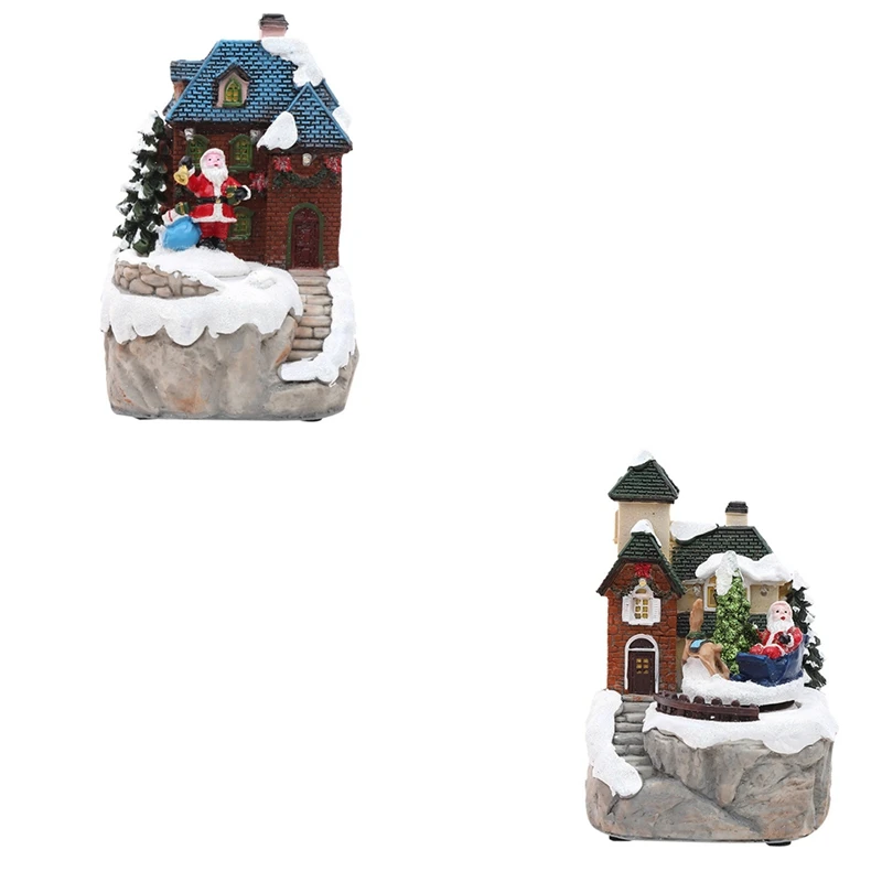 Christmas Decorations Christmas Village Luminous Music Snow Scene House Window Home Creative Decoration
Christmas Decorations Christmas Village Luminous Music Snow Scene House Window Home Creative Decoration