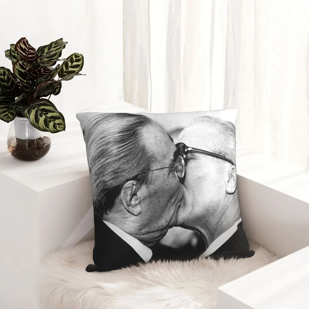 Fraternal Kiss Funny pillowcase printed cushion cover sofa waist pillow pillow cover
Fraternal Kiss Funny pillowcase printed cushion cover sofa waist pillow pillow cover