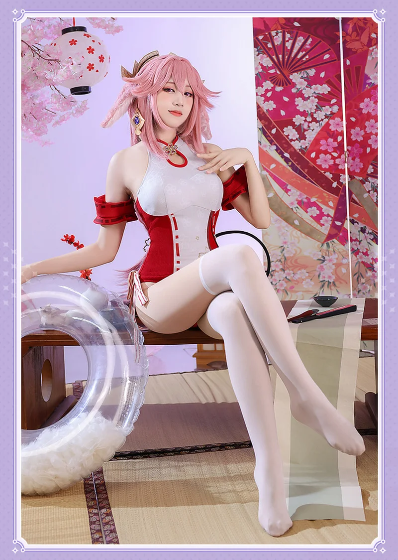 Аниме игра Genshin Impact Yae Miko Косплей Костюм Купальник Kawaii бикини Genshin Yae Miko сексуальный костюм для женщин
Аниме игра Genshin Impact Yae Miko Косплей Костюм Купальник Kawaii бикини Genshin Yae Miko сексуальный костюм для женщин