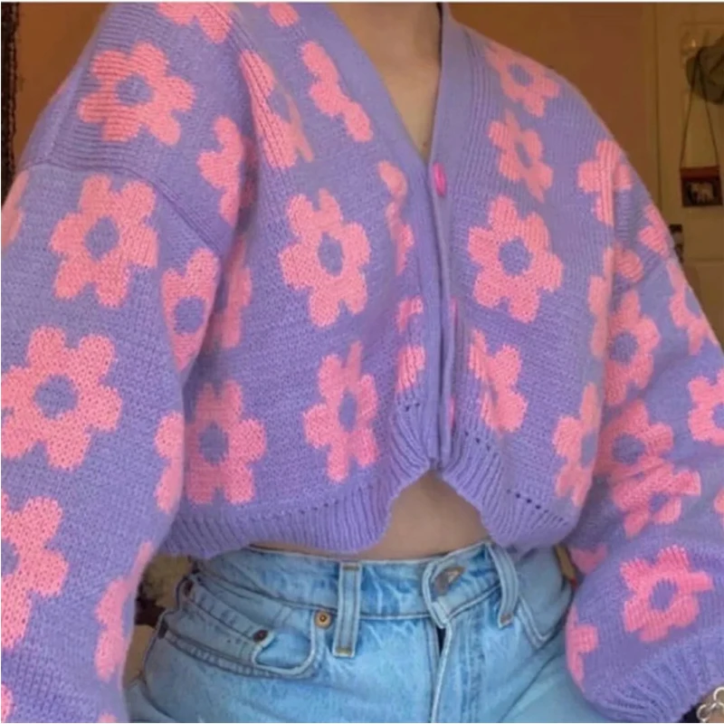 Vintage Floral Embroidery Autumn Winter Women Cardigan Office Lady Kawaii Long Sleeve Sweaters V Neck Knitted Cardigans Female
Vintage Floral Embroidery Autumn Winter Women Cardigan Office Lady Kawaii Long Sleeve Sweaters V Neck Knitted Cardigans Female