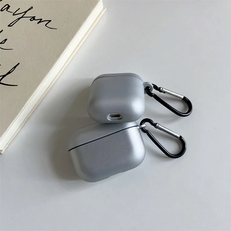 Silver Matte Electroplated Case for AirPods 1 2 3 Pro Case Cover Bluetooth Earbuds Charging Box Protective Cases
Silver Matte Electroplated Case for AirPods 1 2 3 Pro Case Cover Bluetooth Earbuds Charging Box Protective Cases