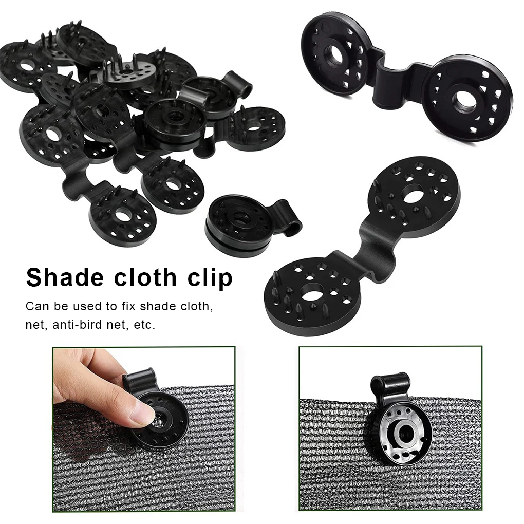 Sun Shade Net Clip Fix Clamp Fence Installation Hook Removable Windproof Summer Outdoor for Greenhouse Garden 20cps
Sun Shade Net Clip Fix Clamp Fence Installation Hook Removable Windproof Summer Outdoor for Greenhouse Garden 20cps