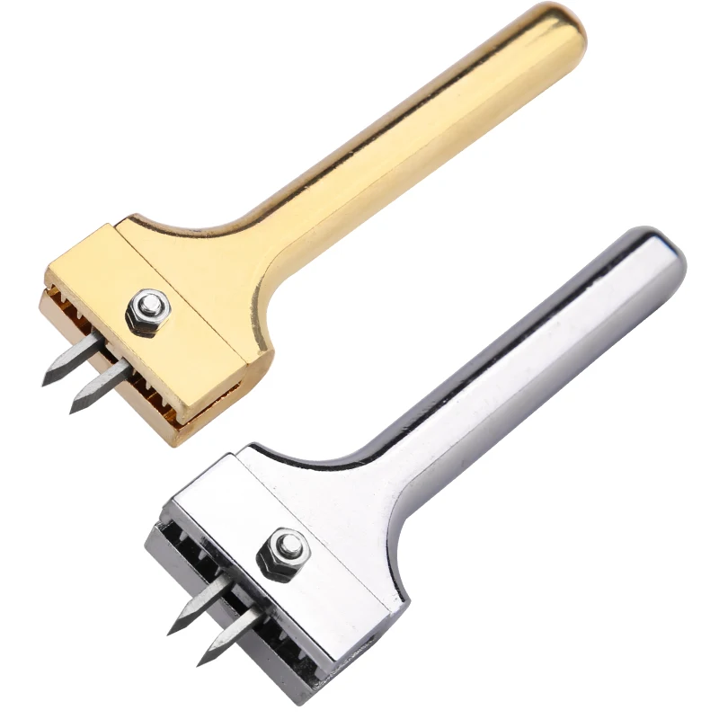 Nonvor Leather Adjustable Fork Puncher Handmade DIY Hole Spacing Tool Magnetic Button Installation Tool Leather Craft Tools
Nonvor Leather Adjustable Fork Puncher Handmade DIY Hole Spacing Tool Magnetic Button Installation Tool Leather Craft Tools