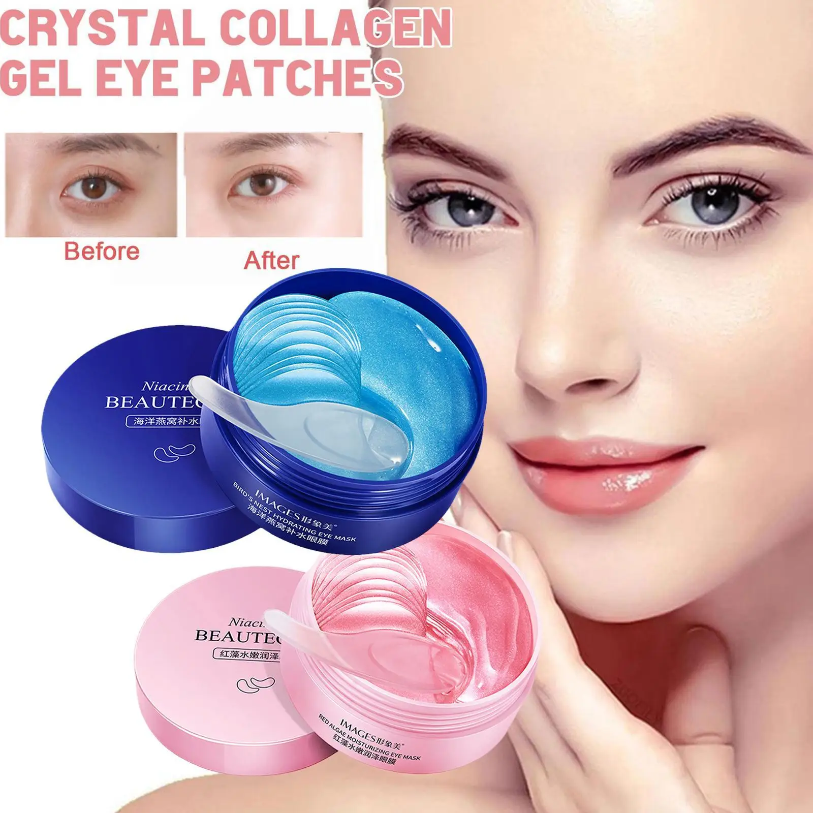 Патчи под глаза гидрогелевые увлажняющие с гиалуроновой кислотой и красными Водорослями, 60 шт.
Патчи под глаза гидрогелевые увлажняющие с гиалуроновой кислотой и красными Водорослями, 60 шт.