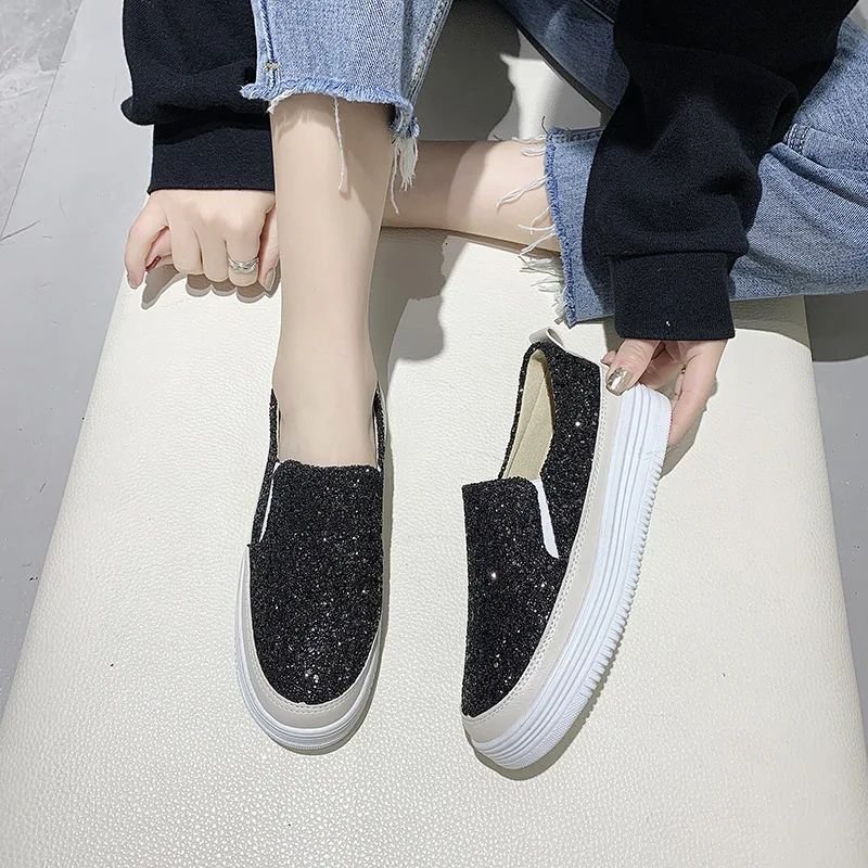 Chunky Sneakers Glitter Shiny Shoes Casual Spring 2022 Womens Fashion Sneaker Platform Loafers Flats Lady's Shoes Zapatos Verano
Chunky Sneakers Glitter Shiny Shoes Casual Spring 2022 Womens Fashion Sneaker Platform Loafers Flats Lady's Shoes Zapatos Verano