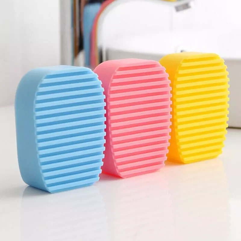 Silicone Laundry Wash Board 1pc New Candy Color Non-slip Mini Washboard Scrubbing Brush Handheld Cleaning tool
Silicone Laundry Wash Board 1pc New Candy Color Non-slip Mini Washboard Scrubbing Brush Handheld Cleaning tool
