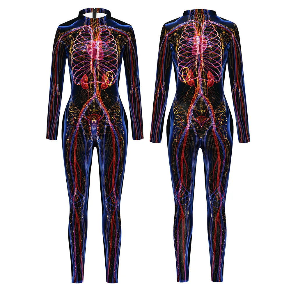 Women Men Human Body Muscle 3D Print Jumpsuit Elastic Tight Bodysuit Halloween Cosplay Costumes Party Role Play Dress Up Outfit
Women Men Human Body Muscle 3D Print Jumpsuit Elastic Tight Bodysuit Halloween Cosplay Costumes Party Role Play Dress Up Outfit