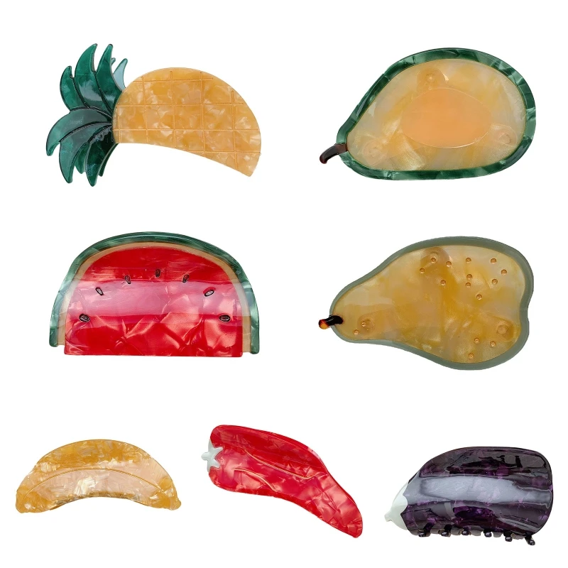 Beautiful Fruits Vegetables Shark Clip Acetate Hairpins Hair Accessories Hair Clips Barrette for Friend Birthday
Beautiful Fruits Vegetables Shark Clip Acetate Hairpins Hair Accessories Hair Clips Barrette for Friend Birthday