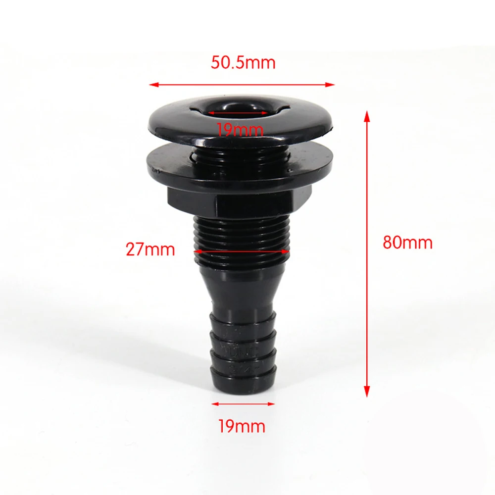3/4 Inch Black Plastic Thru-Hull Bilge Pump And Aerator Hose Fitting For Boats Marine Drain Outlet Accessories
3/4 Inch Black Plastic Thru-Hull Bilge Pump And Aerator Hose Fitting For Boats Marine Drain Outlet Accessories