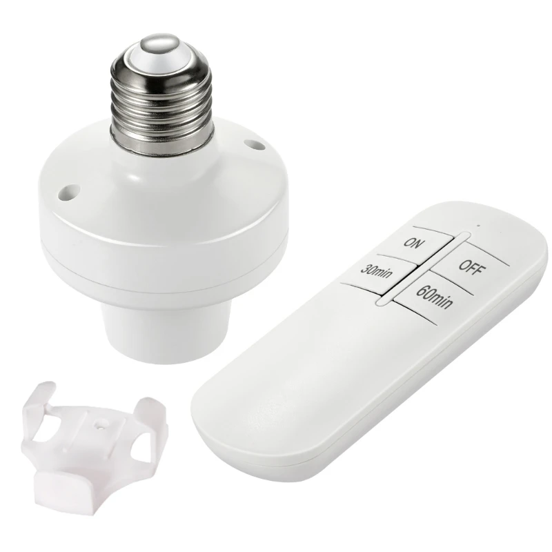 Remote Control Light Lamp Socket E26/E27 Screw Wireless Holder Bulb Switch 110V/220V LED Lamp Holder
Remote Control Light Lamp Socket E26/E27 Screw Wireless Holder Bulb Switch 110V/220V LED Lamp Holder