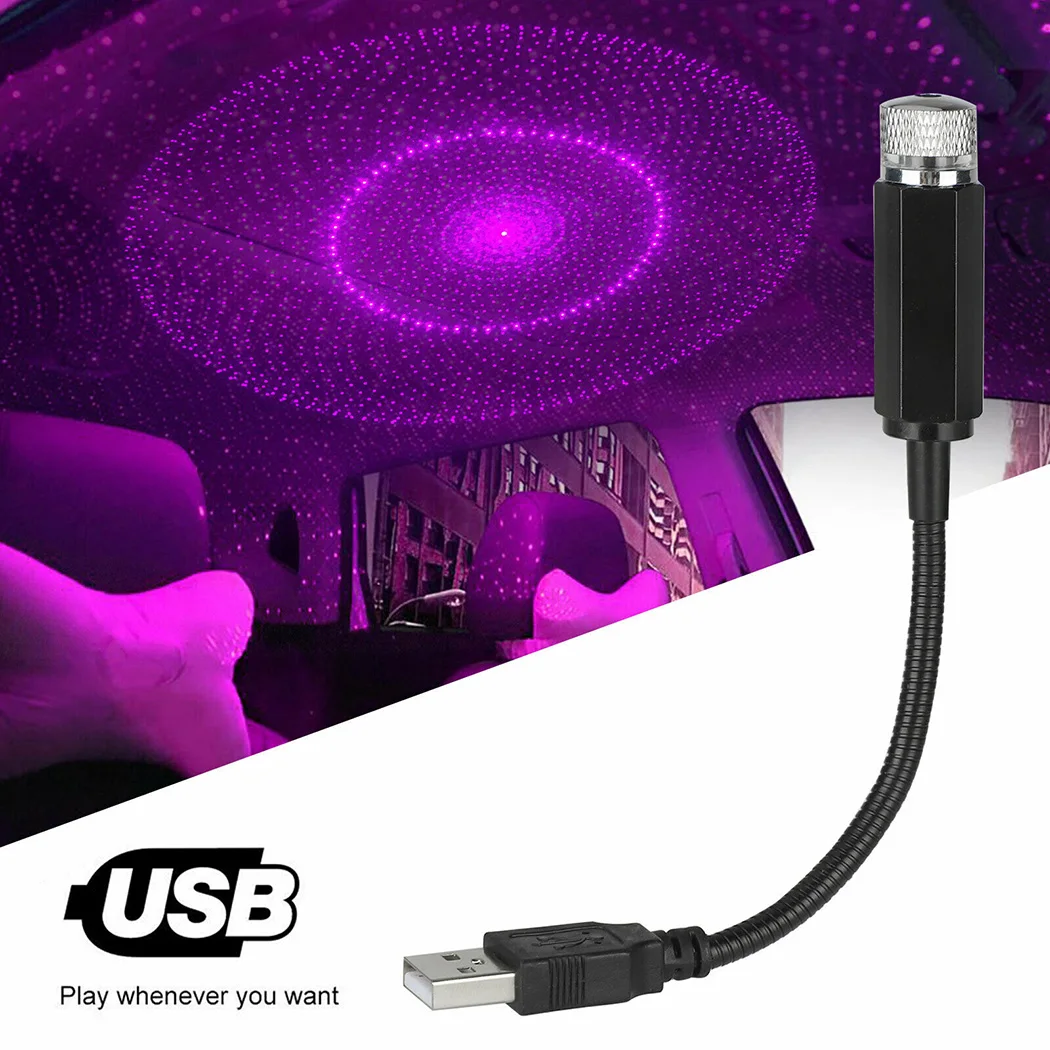 USB Car Roof Star Car Interior Roof Atmosphere Lamp Star Light LED Ecorative Lamp Projector Purple Car Interior Decor Light
USB Car Roof Star Car Interior Roof Atmosphere Lamp Star Light LED Ecorative Lamp Projector Purple Car Interior Decor Light