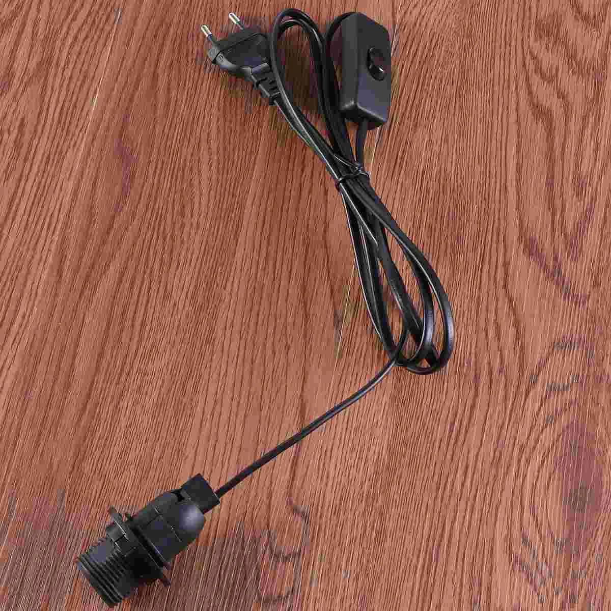 1.8m Extension Hanging Lantern Pendant Lamp Cord Cable E14 Socket On/Off Switch EU Plug (Black)
1.8m Extension Hanging Lantern Pendant Lamp Cord Cable E14 Socket On/Off Switch EU Plug (Black)