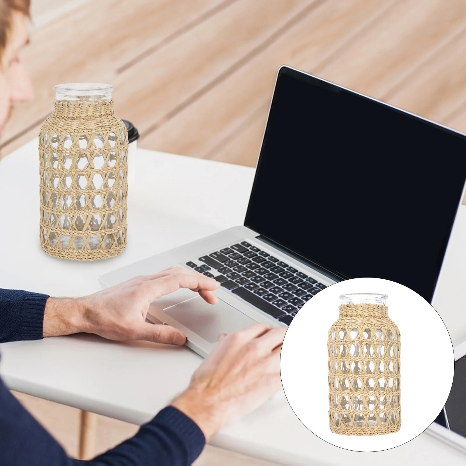 Vase Flowerrattan Woven Vases Pot Floral Wickerbud Container Farmhouse Dry Decorative Bucket Seagrass Desktop
Vase Flowerrattan Woven Vases Pot Floral Wickerbud Container Farmhouse Dry Decorative Bucket Seagrass Desktop
