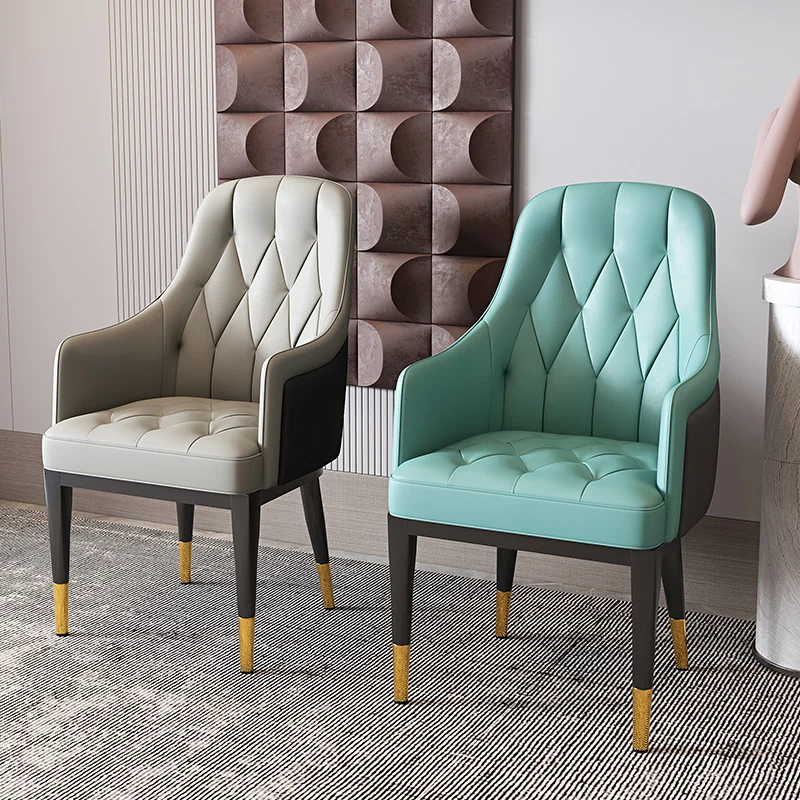 Luxury Modern Chairs Comfortable Minimalist Designer Unique Ergonomic Nordic Dining Chairs Black Metal Legs Silla Home Furniture 
Luxury Modern Chairs Comfortable Minimalist Designer Unique Ergonomic Nordic Dining Chairs Black Metal Legs Silla Home Furniture