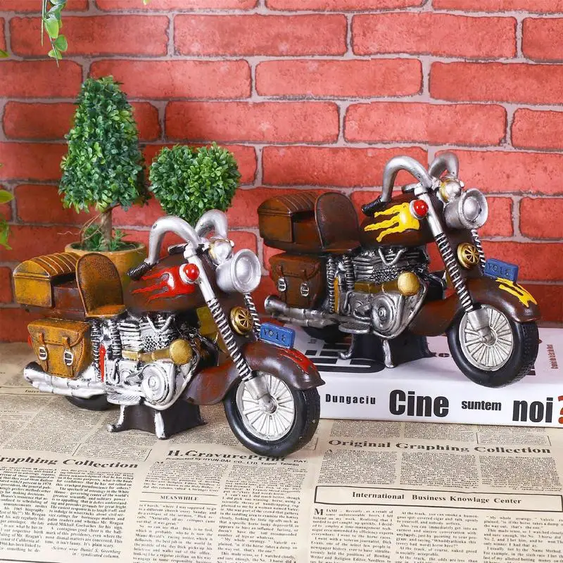 Motorcycle Statue Decor Motorbike Model Toy Decorative Ornament Resin Material Miniature Bike Statue Decoration Home Gadgets
Motorcycle Statue Decor Motorbike Model Toy Decorative Ornament Resin Material Miniature Bike Statue Decoration Home Gadgets
