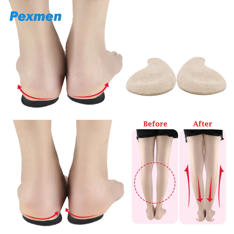 Pexmen 2Pcs Supination Insoles Over-Pronation Inserts Heel Insoles for Foot Alignment Knee Pain Bow Legs and Osteoarthritis
Pexmen 2Pcs Supination Insoles Over-Pronation Inserts Heel Insoles for Foot Alignment Knee Pain Bow Legs and Osteoarthritis