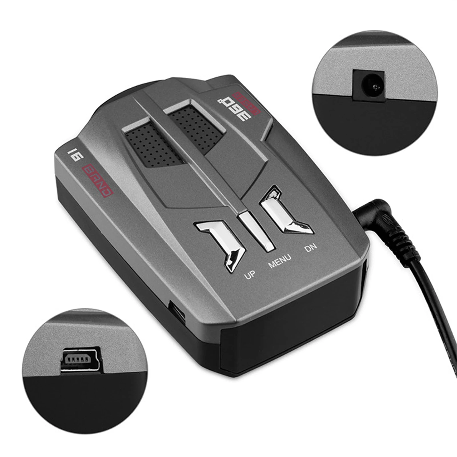 Automotive Radar Laser And GPS Speed Camera Red Light Camera Detector Mobile Laser Detection Vehicles Voice Alert Warning
Automotive Radar Laser And GPS Speed Camera Red Light Camera Detector Mobile Laser Detection Vehicles Voice Alert Warning