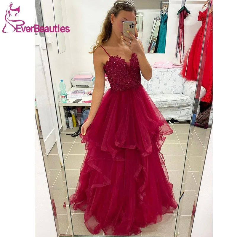Prom Dresses Vestidos De Fiesta Elegantes Para Mujer Sexy V-Neck Formal Dress Tulle Appliques Evening Party Dresses
Prom Dresses Vestidos De Fiesta Elegantes Para Mujer Sexy V-Neck Formal Dress Tulle Appliques Evening Party Dresses