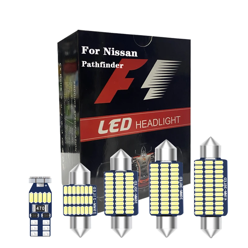 Canbus LED Interior Light For Nissan Pathfinder WD21 R50 R51 R52 1986-2021 Vehicle Accessories Map Dome No Error Bulbs Kit
Canbus LED Interior Light For Nissan Pathfinder WD21 R50 R51 R52 1986-2021 Vehicle Accessories Map Dome No Error Bulbs Kit