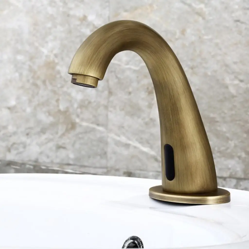 Touchless Hands-free Faucet Automatic Water Tap for Bathroom Kitchen, Bronze
Touchless Hands-free Faucet Automatic Water Tap for Bathroom Kitchen, Bronze
