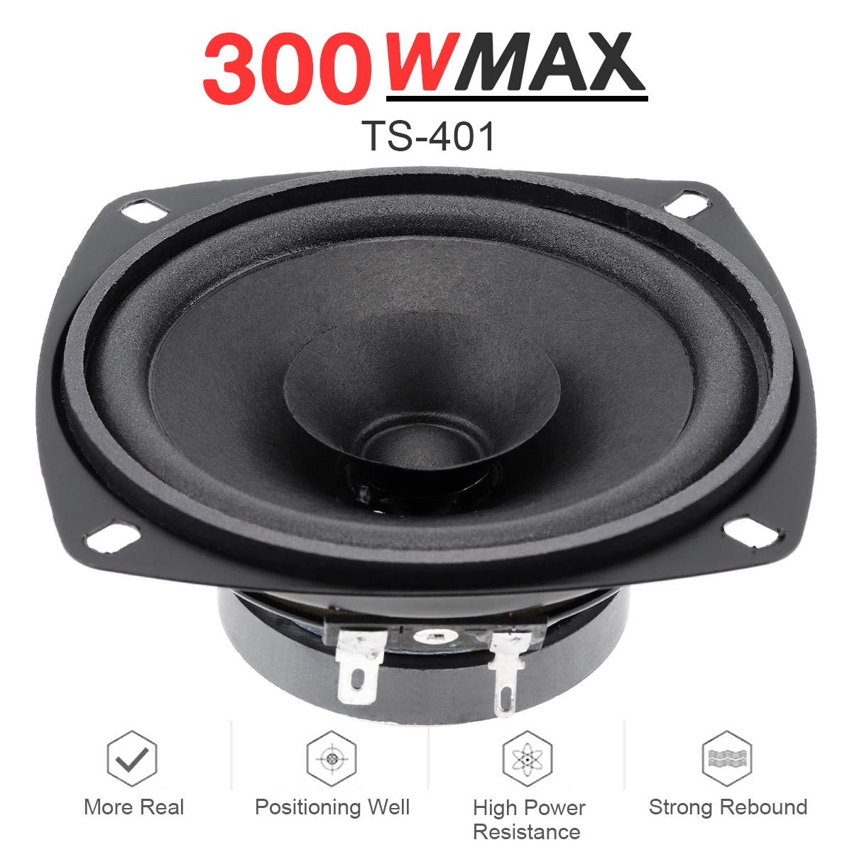 1pc 4 Inch 300W Car Coaxial Speaker Vehicle Door Auto Audio Music Stereo Full Range Frequency Hifi Speakers Loudspeaker For Cars
1pc 4 Inch 300W Car Coaxial Speaker Vehicle Door Auto Audio Music Stereo Full Range Frequency Hifi Speakers Loudspeaker For Cars