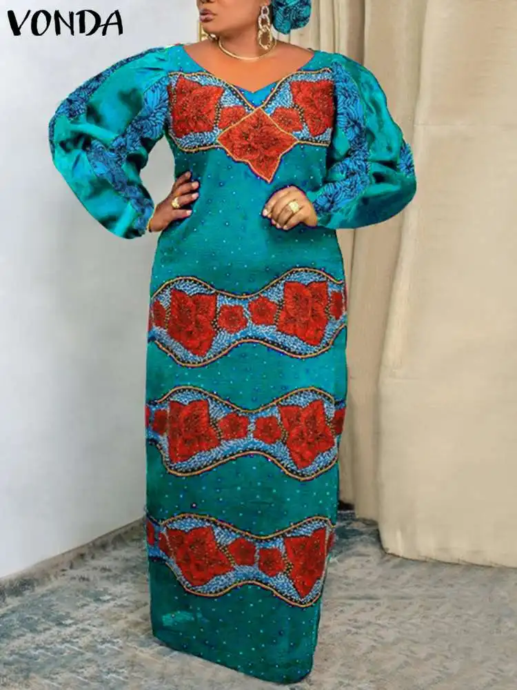 VONDA Women Summer Dress 2023 Bohemian Printed Maxi Sundress Sexy V-Neck Puff Long Sleeve Vintage Casual Loose Party Robe Femme
VONDA Women Summer Dress 2023 Bohemian Printed Maxi Sundress Sexy V-Neck Puff Long Sleeve Vintage Casual Loose Party Robe Femme