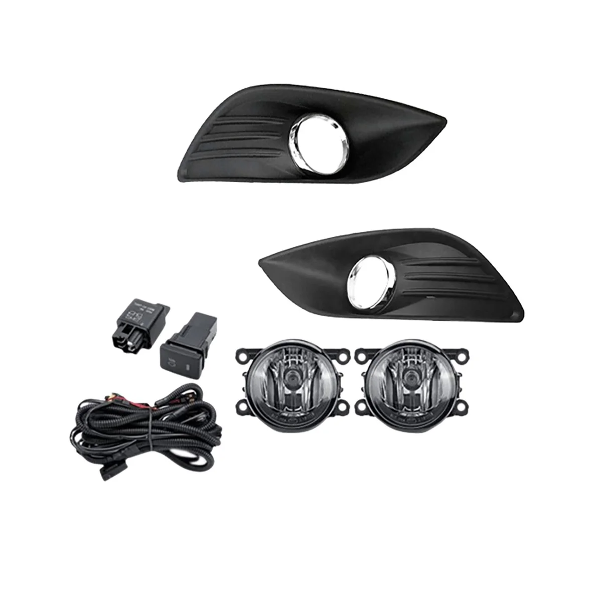Halogen Fog Light Headlight Fog Lamp Cover Grille Bezel Harness Switch Kit for Ford Focus MK2 2009-2011
Halogen Fog Light Headlight Fog Lamp Cover Grille Bezel Harness Switch Kit for Ford Focus MK2 2009-2011