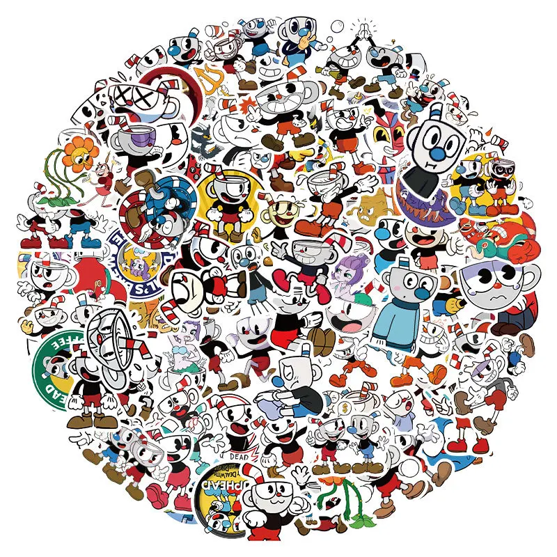 Cartoon Anime Game Cuphead Stickers Car Laptop Luggage Phone Stationery Decal Waterproof Graffiti Sticker for Kids Toys Gifts
Cartoon Anime Game Cuphead Stickers Car Laptop Luggage Phone Stationery Decal Waterproof Graffiti Sticker for Kids Toys Gifts