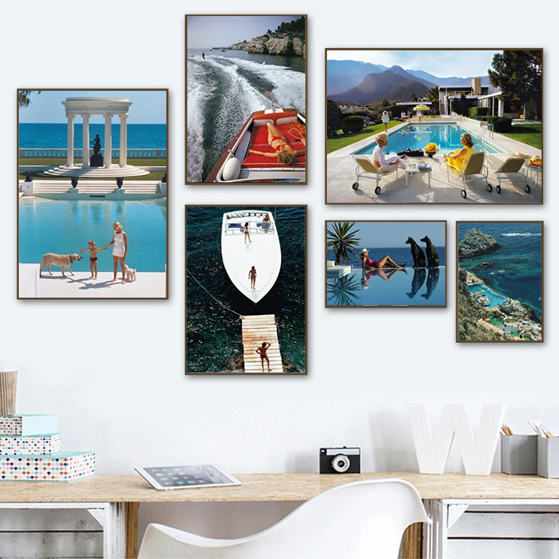 Poolside Glamour 1970s Art Print By Slim Aarons Vintage Photography Poster Retro Wall Art Pictures Canvas Painting Home Decor
Poolside Glamour 1970s Art Print By Slim Aarons Vintage Photography Poster Retro Wall Art Pictures Canvas Painting Home Decor