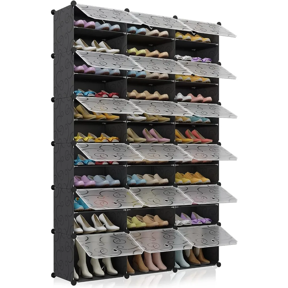 72-Pair Shoe Rack Organizer DIY Storage Cabinet Shelf for Entryway, Closet, Shoe Shelves 
72-Pair Shoe Rack Organizer DIY Storage Cabinet Shelf for Entryway, Closet, Shoe Shelves