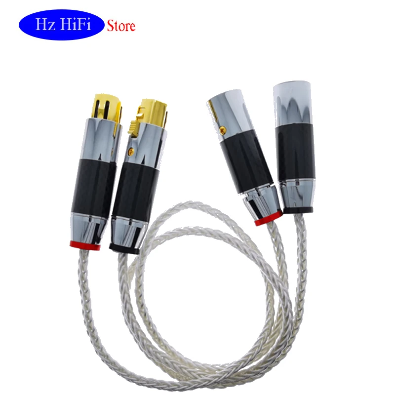 1Pair DIY HIFI XLR DIY HiFi 8 Core 849AG Lnterconnect Cable For Amplifier
1Pair DIY HIFI XLR DIY HiFi 8 Core 849AG Lnterconnect Cable For Amplifier