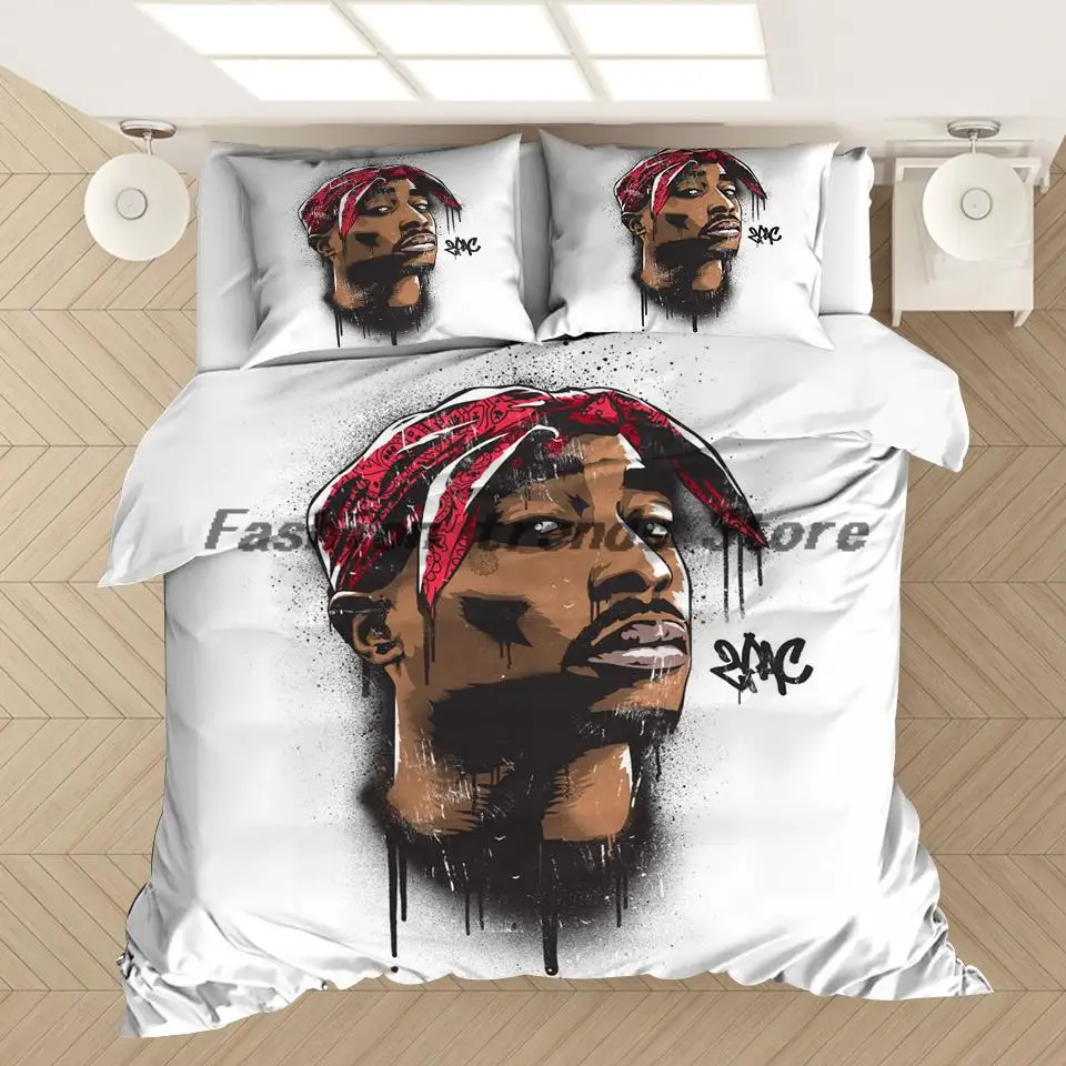 Rapper Tupac 2Pac 3D Printed Bedding Set Duvet Covers Pillowcases Comforter Bedding Set Bedclothes Bed Linen 01
Rapper Tupac 2Pac 3D Printed Bedding Set Duvet Covers Pillowcases Comforter Bedding Set Bedclothes Bed Linen 01