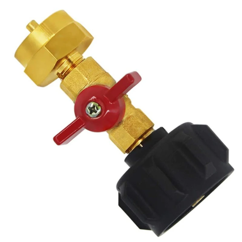 QCC1 Propane Refill Adapter For 1Lb Propane Bottle Tank From 20-40LBS Cylinder With Shut Off On/Off Controller
QCC1 Propane Refill Adapter For 1Lb Propane Bottle Tank From 20-40LBS Cylinder With Shut Off On/Off Controller