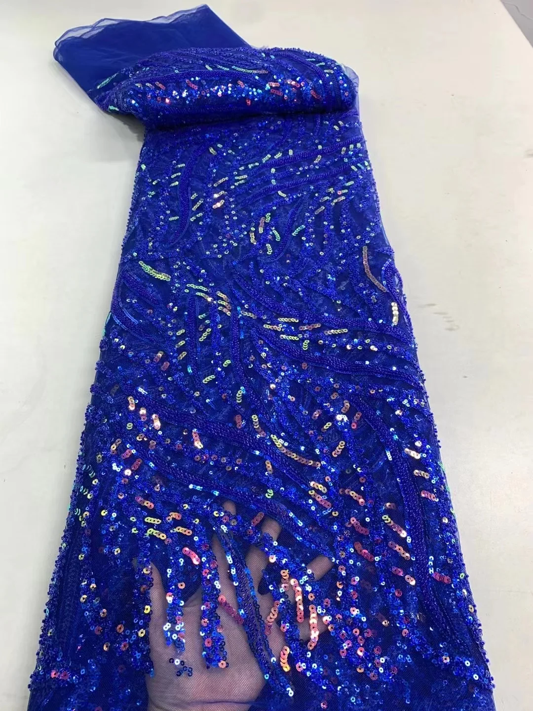 Luxurious African Net Mesh Lace Fabric 2023 Beads Embroidery Nigeria Sequins French Tulle Lace For Wedding Dress Material QF0463
Luxurious African Net Mesh Lace Fabric 2023 Beads Embroidery Nigeria Sequins French Tulle Lace For Wedding Dress Material QF0463