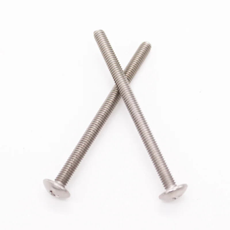 Болт крестообразный из нержавеющей стали, 10/50xм2, M2.5, M3, M4, M5, M6, M8, 304, A2-70, JISB1111T, 3-80 мм
Болт крестообразный из нержавеющей стали, 10/50xм2, M2.5, M3, M4, M5, M6, M8, 304, A2-70, JISB1111T, 3-80 мм