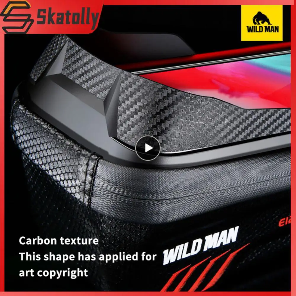 Sensitive Touch Screen Saddle Bag Large-capacity Upper Tube Bag Hard Shell Carbon Lines Mobile Phone Bag Waterproof Life 1l
Sensitive Touch Screen Saddle Bag Large-capacity Upper Tube Bag Hard Shell Carbon Lines Mobile Phone Bag Waterproof Life 1l