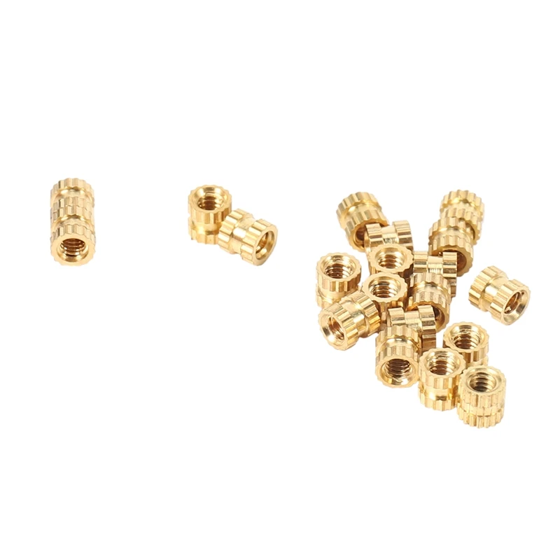 Hot Sale M2x3mmx3.2Mm Female Threaded Brass Knurled Insert Embedded Nuts 20Pcs
Hot Sale M2x3mmx3.2Mm Female Threaded Brass Knurled Insert Embedded Nuts 20Pcs